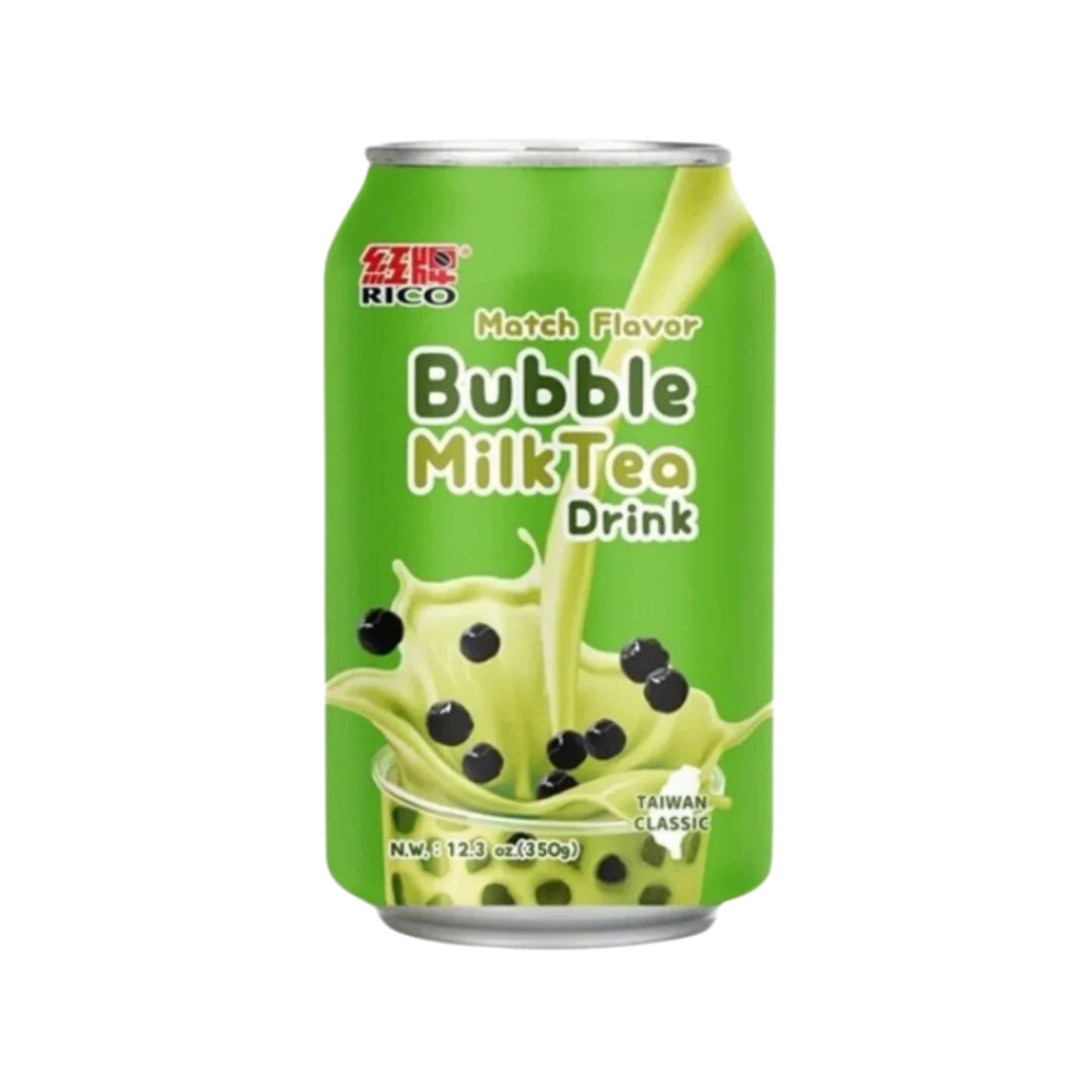 Rico bubble milk tea matcha flavor 340ml