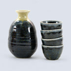 Sake_wine_set_for_four_blue_300ml_1