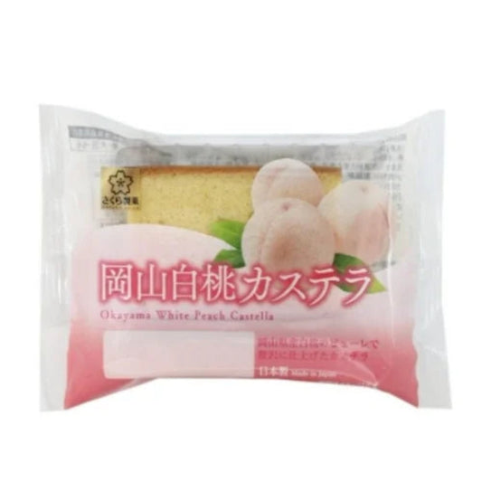 Sakuraseika Okayama White Peach Cake 1piece 40g
