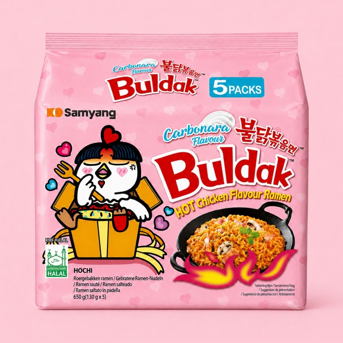 Samyang Buldak Carbonara Ramen 5x130g multipack