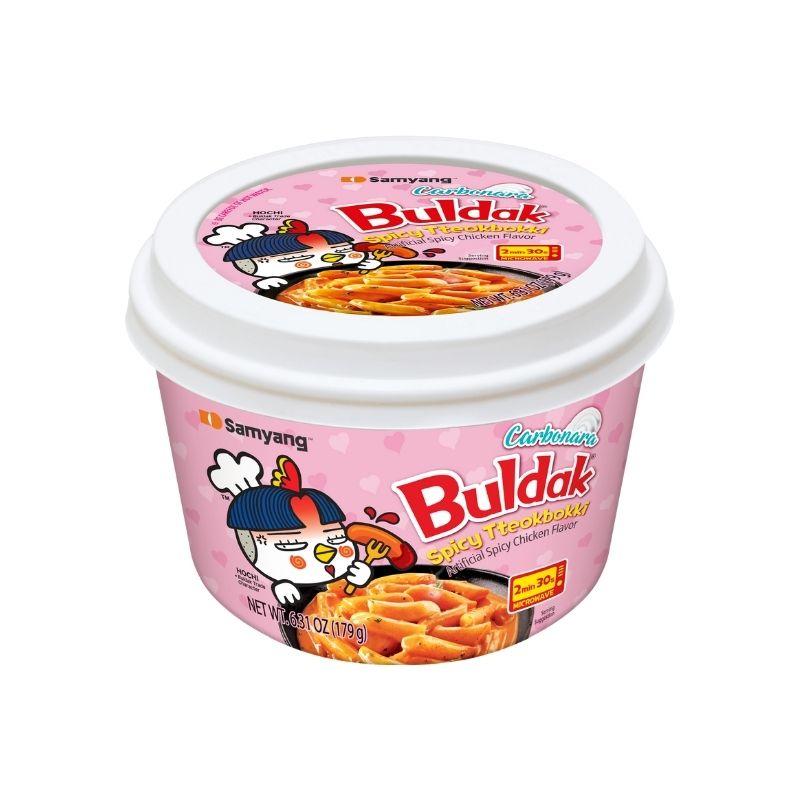 Samyang Buldak carbonara topokki rice cake bowl 179g