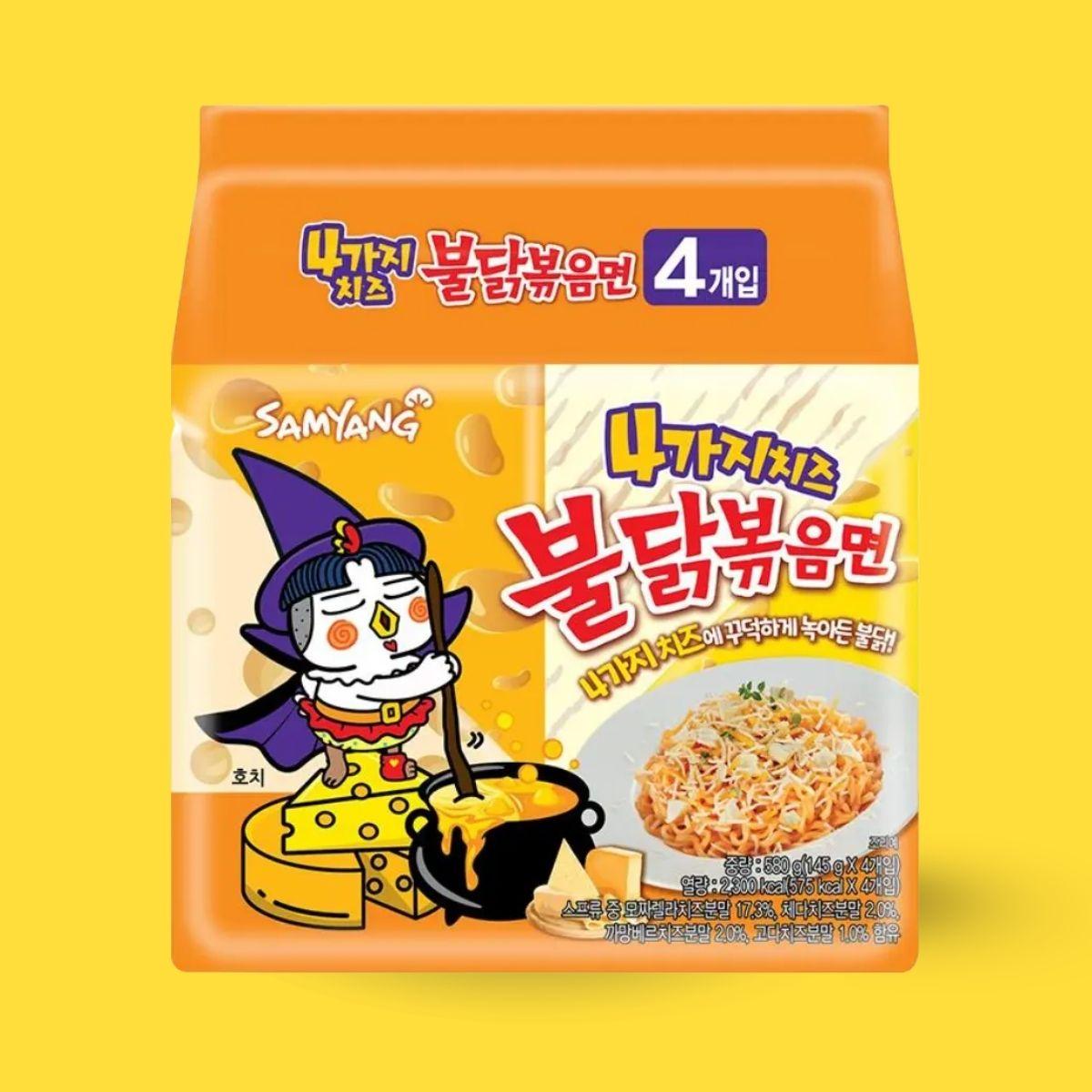 Samyang_Buldak_ramen_quattro_cheese_4x145g