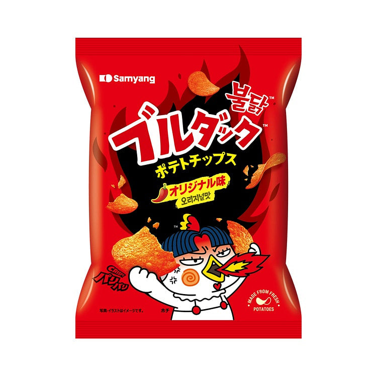 Samyang buldak potato chips original 55g / perunalastujen alkuperäinen maku