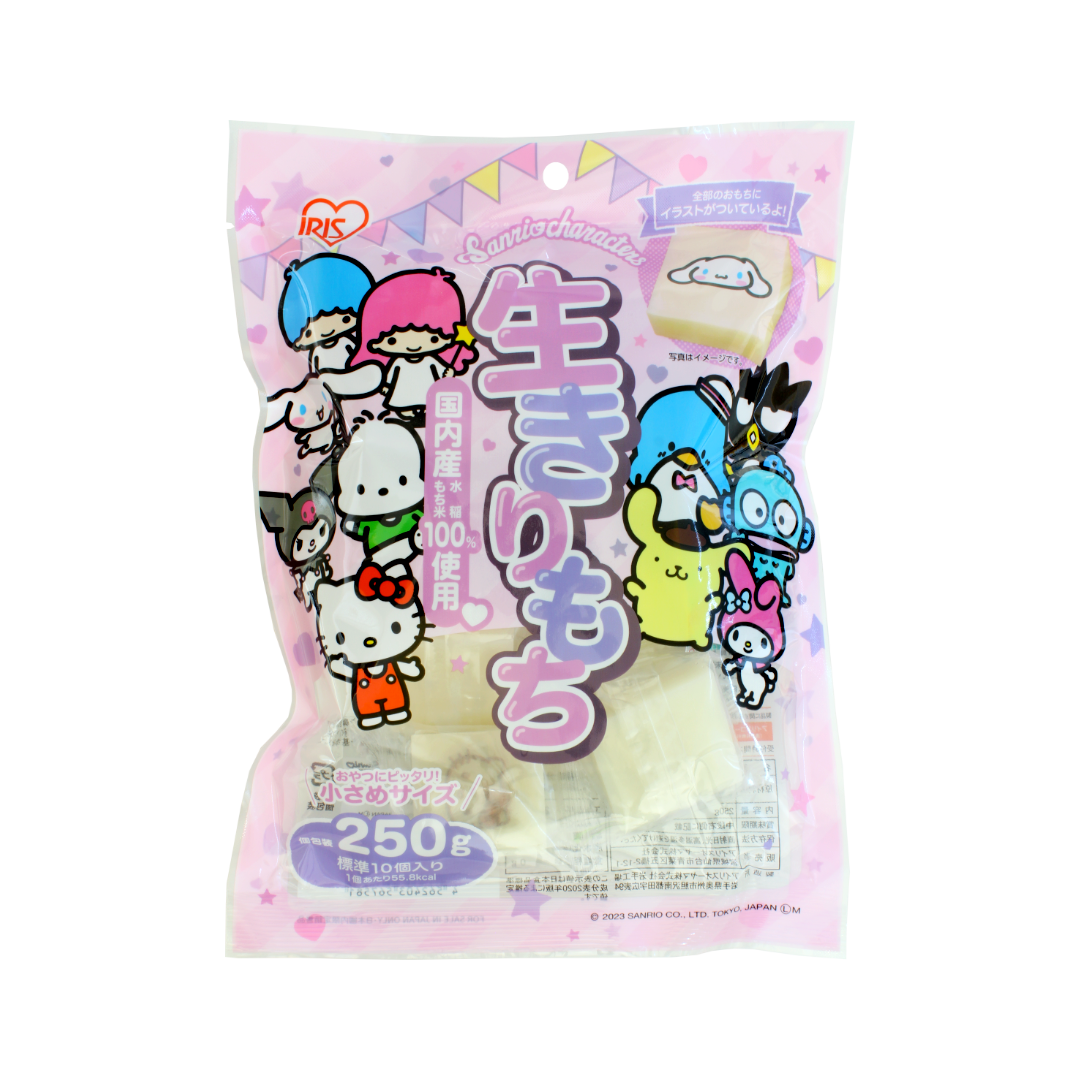 Sanrio characters printed rice cake name kirimochi 250g / riisikaku