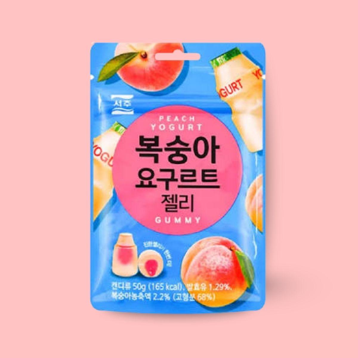 Seoju peach yogurt gummy 50g