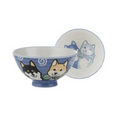 Shiba inu bowl light purple 4.5 inches 11.3x6cm
