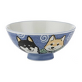 Shiba inu bowl light purple 5.5 inches 14x6.3cm