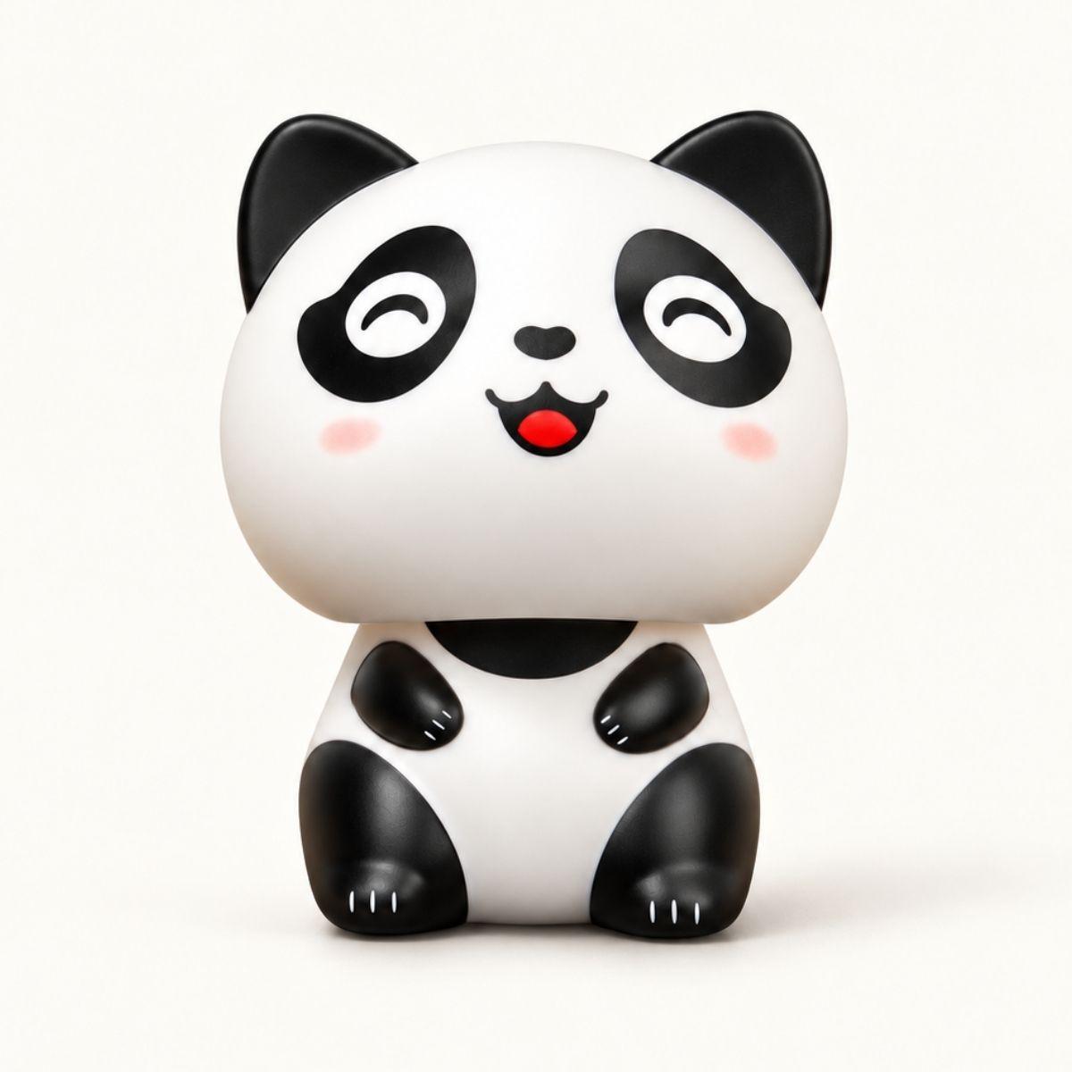 Solar Panda eyes closed 9x9cm | H10cm