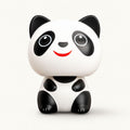 Solar Panda eyes open 9x9cm | H10cm