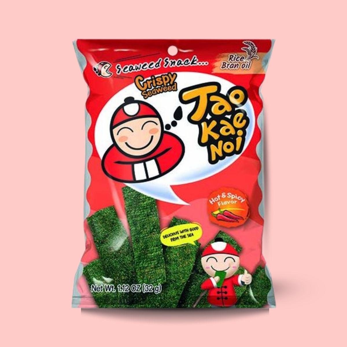 TKN Crispy seaweed snack hot & spicy flavor 32g