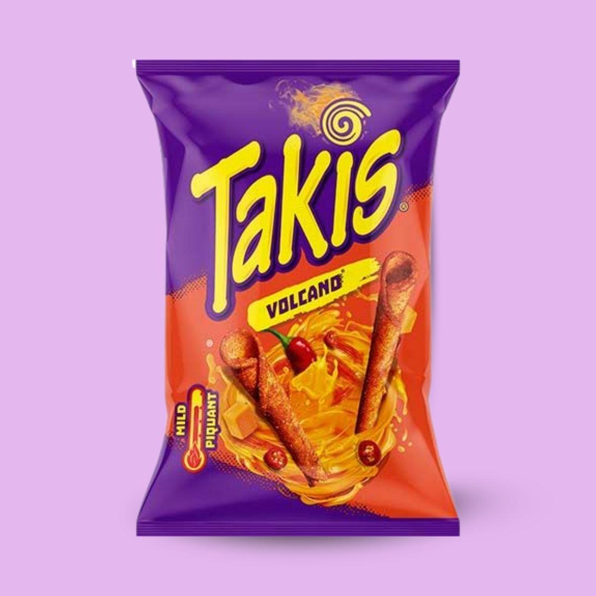 Takis corn snack cheese queso volcano 100g