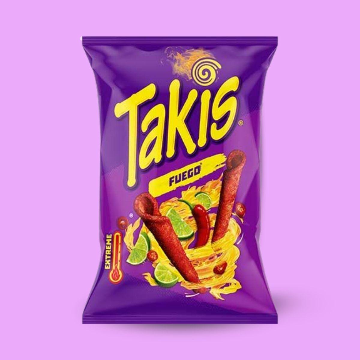 Takis corn snack chili & lime fuego 100g