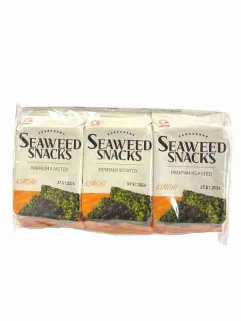 Takumi seaweed snack kimchi 4gx3
