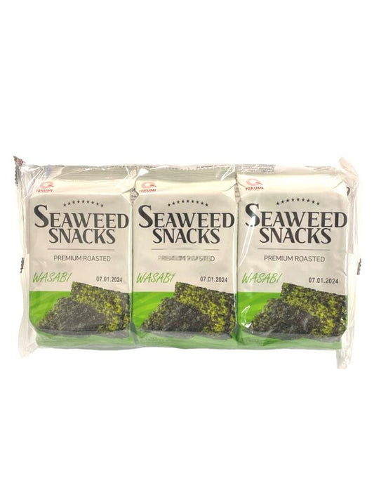 Takumi seaweed snack wasabi 4gx3