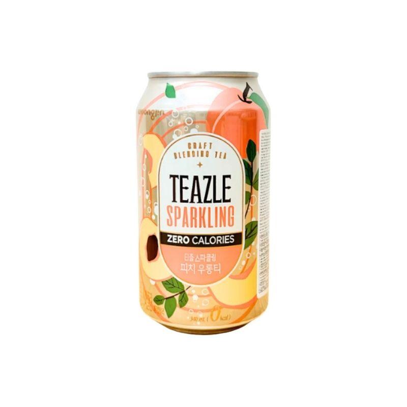 Teazle sparkling drink peach 340ml