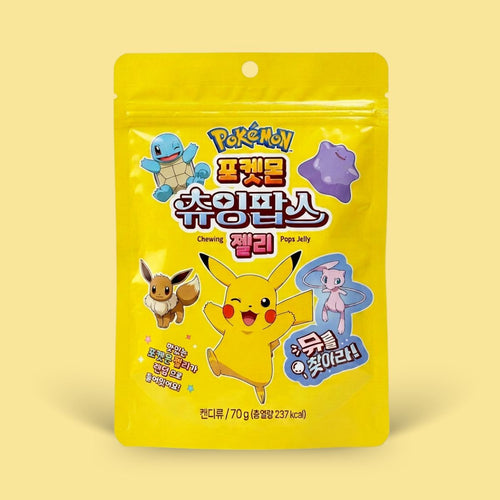 The Sweet Pokemon Chewing Pops Jelly 70g