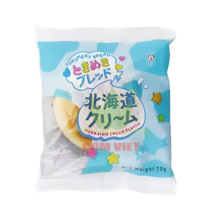 Tokimeki bread Hokkaido cream flavor 70g