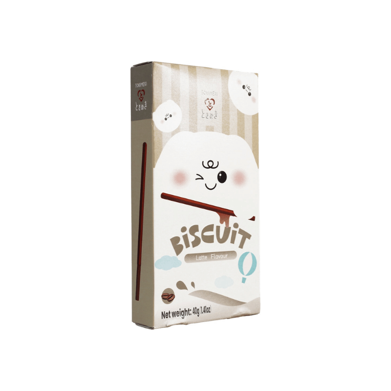 Tokimeki biscuit stick latte 40g