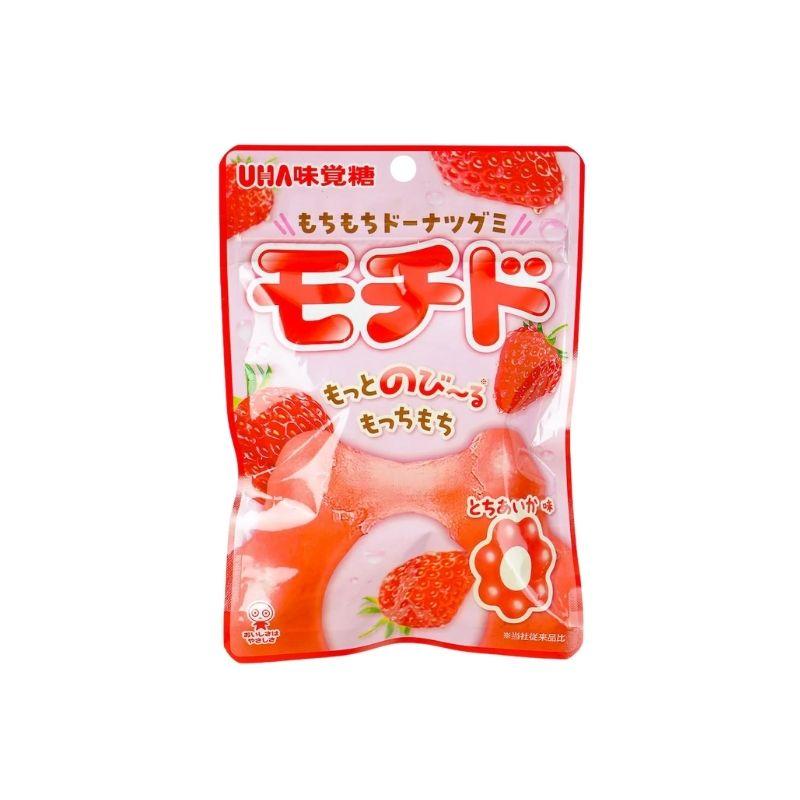 UHA Mikakuto Mochido Strawberry Gummy 40g / mansikkakarkki