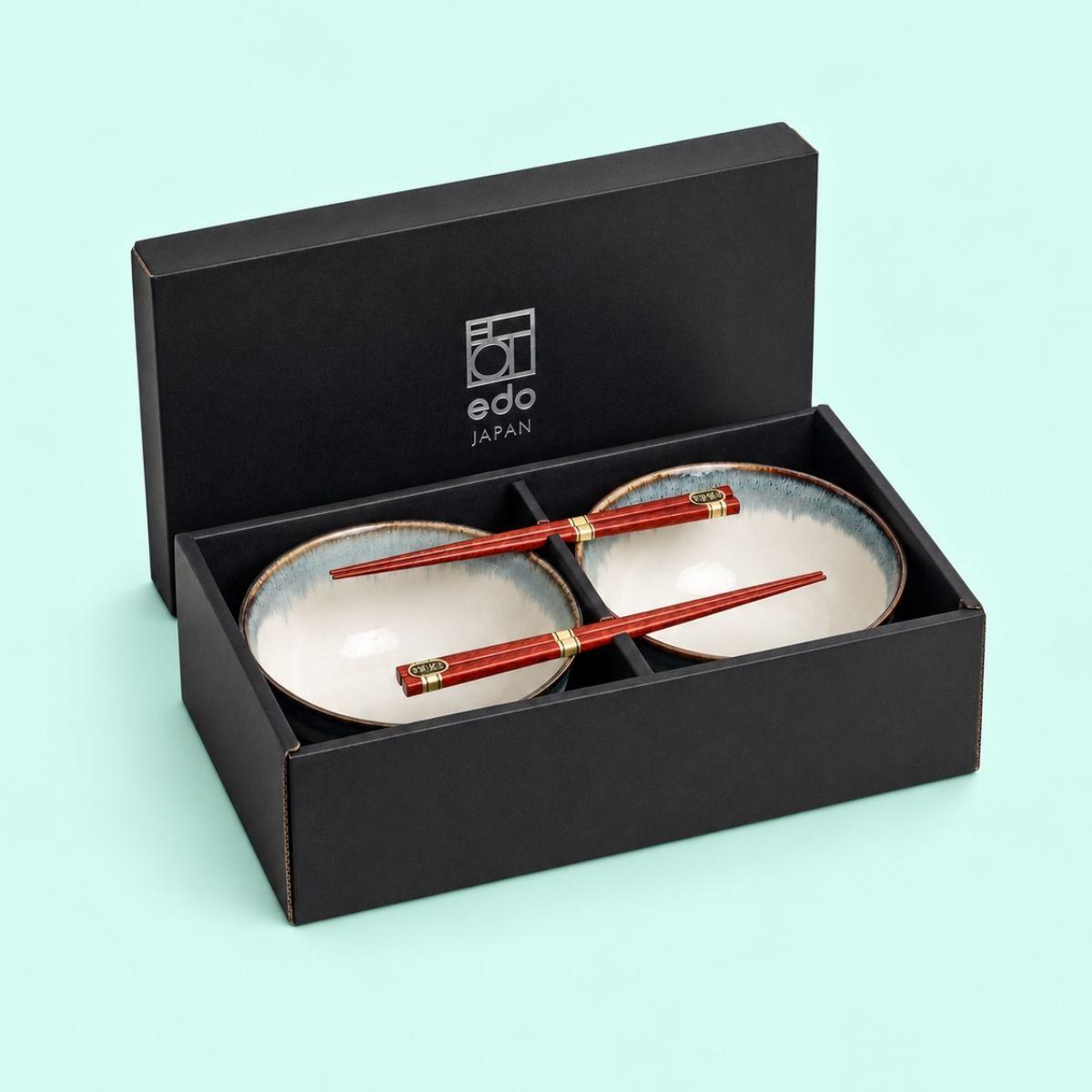 Udon bowl set, for two, Aurora D17 cm | H8.7cm