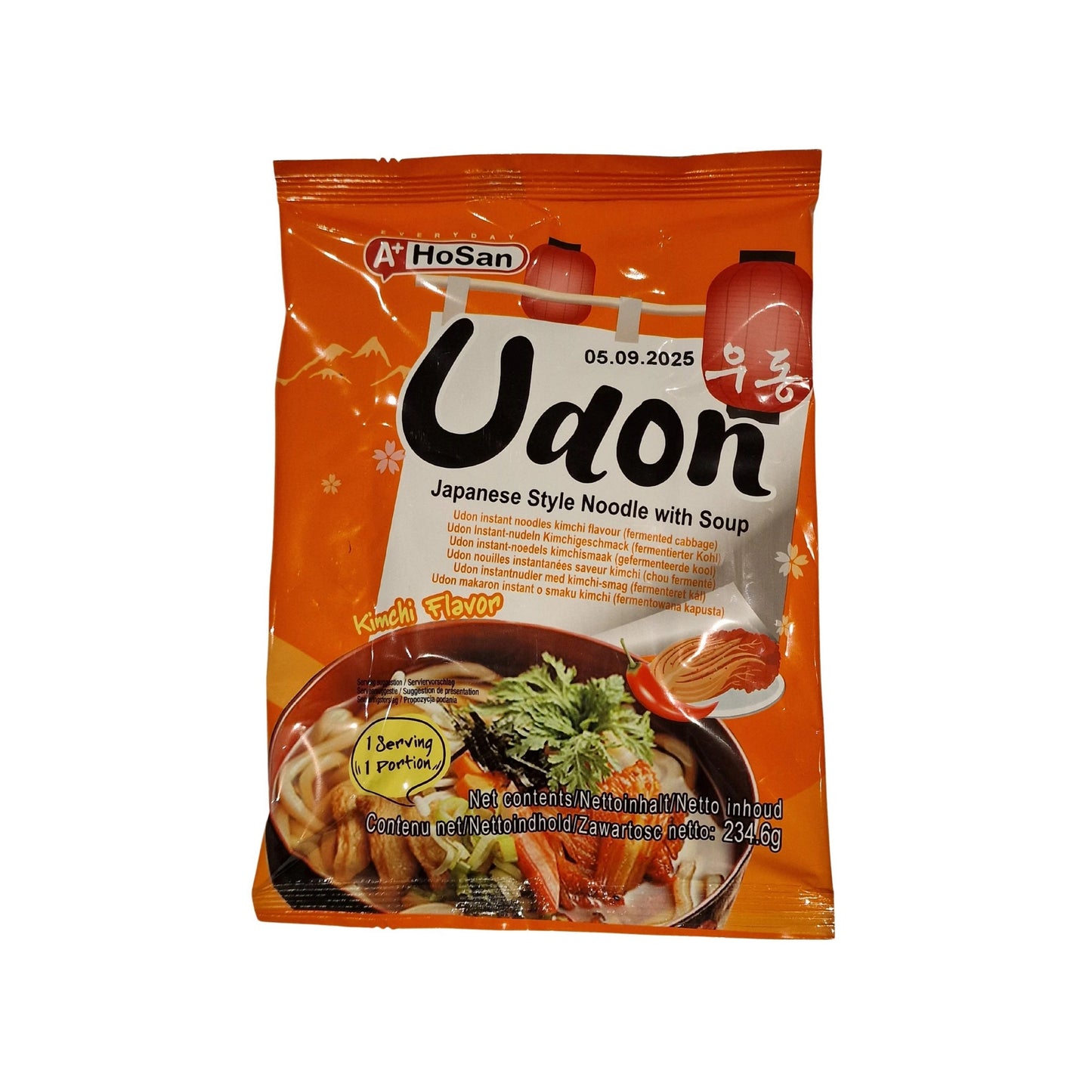 A+ Udon instant noodles kimchi flavor 234.6g