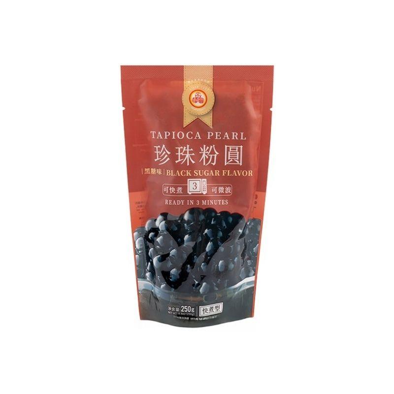 WFY instant tapioca pearls brown sugar flavor 250g