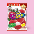 Want Want QQ gummy candy lychee flavor 70g