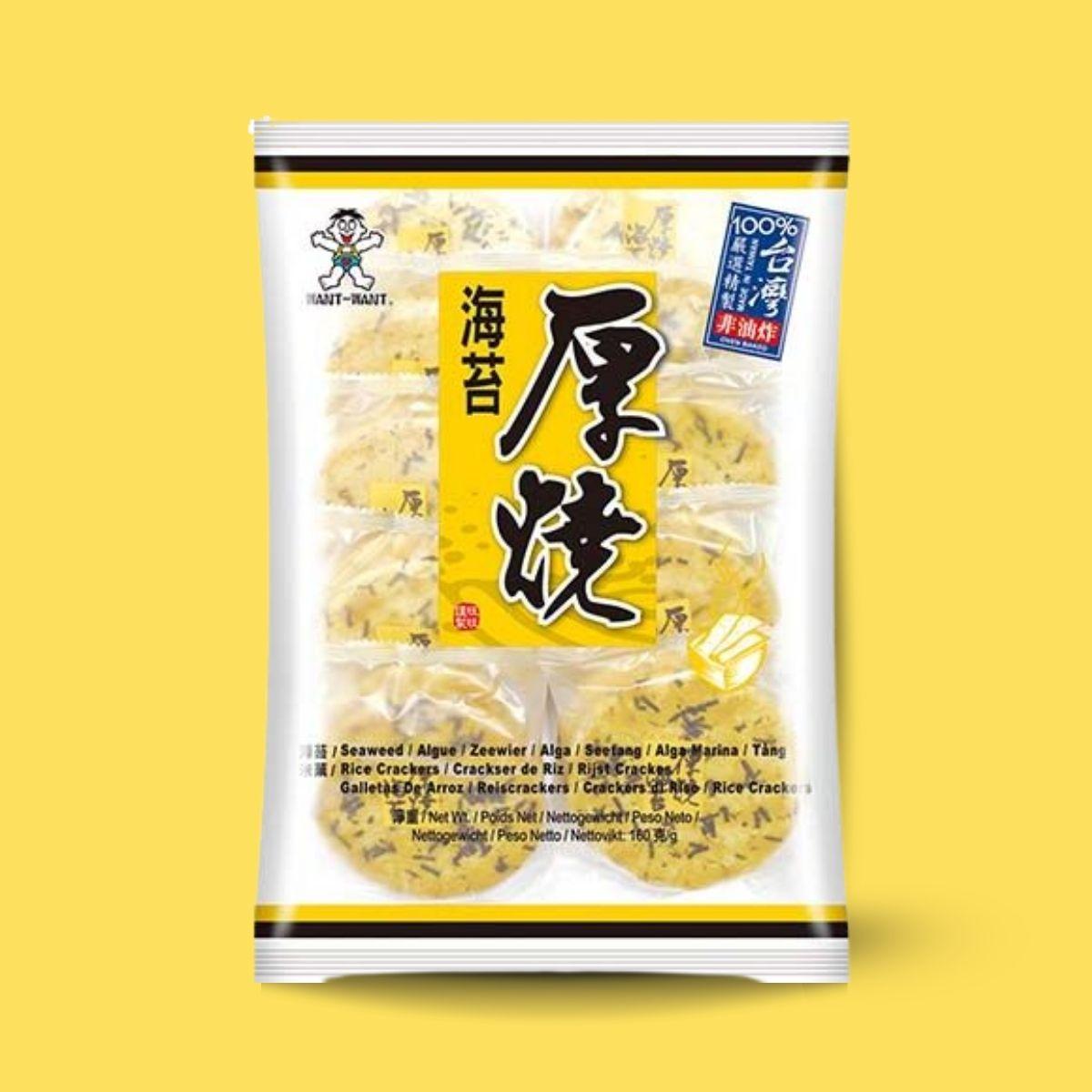 Want Want Seaweed rice cracker 160g