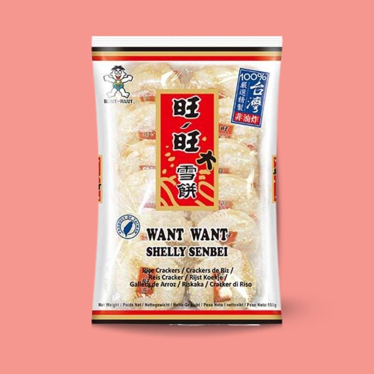 Want Want Shelly senbei rice cracker 150g
