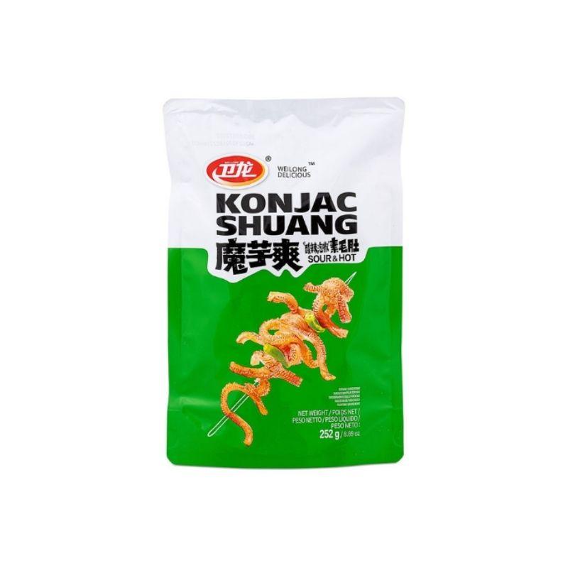 Wei Long Konjac snack hot sour 252g