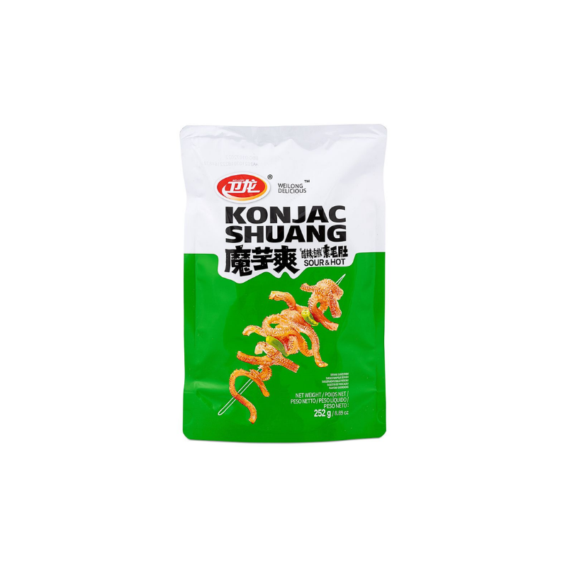 Wei Long Konjac snack hot sour 252g