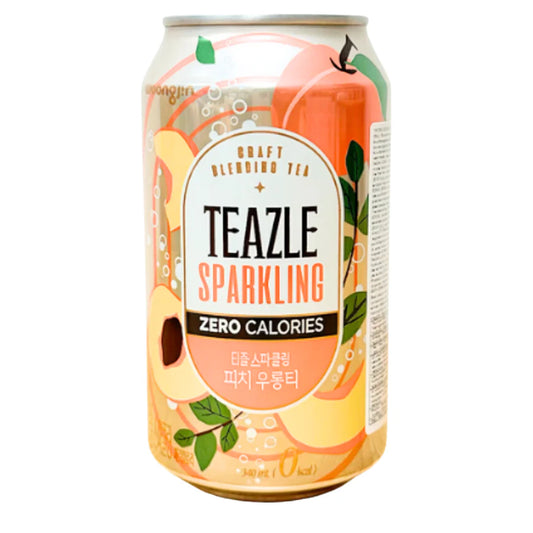 Teazle sparkling drink peach 340ml
