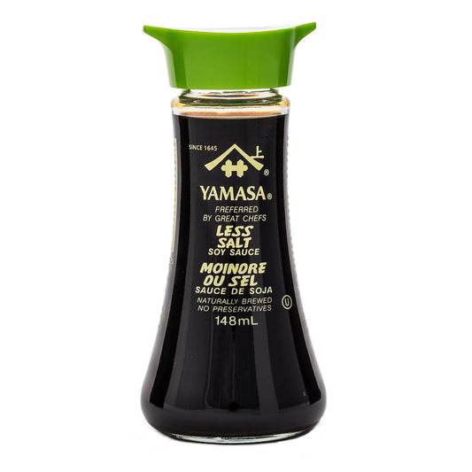 Yamasa genne less salt shoyu soy sauce 150ml
Yamasa vähäsuolainen Shoyu-soijakastike 150ml