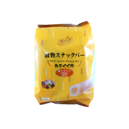 Yuki Love whole grains energy bar cheese 160g / Täysjyväenergiapatukka juusto