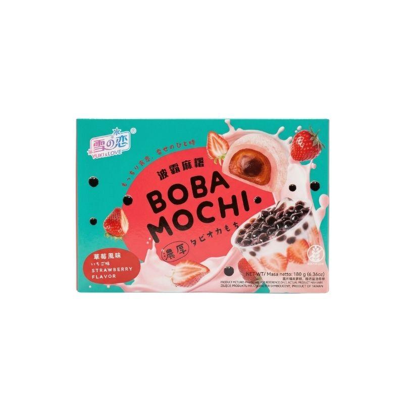 Yuki & Love Boba mochi strawberry flavor 180g