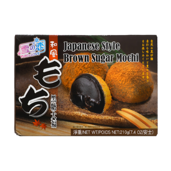 Yuki Love Japanese style brown sugar mochi 210g / ruskea sokerimochi