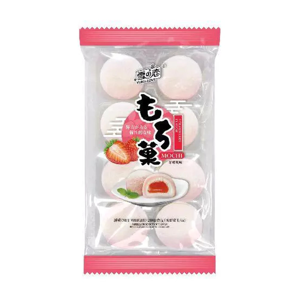 Yuki Love strawberry flavor mochi 240g