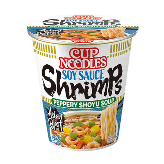 Nissin cup noodles soy sauce shrimps 63g