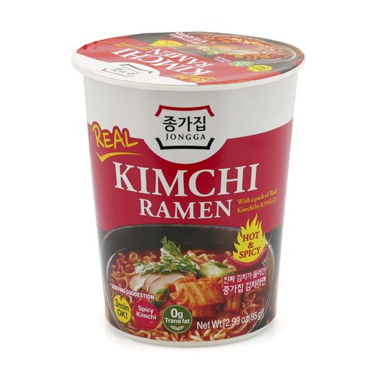 Jongga instant noodles kimchi ramen cup 82.5g