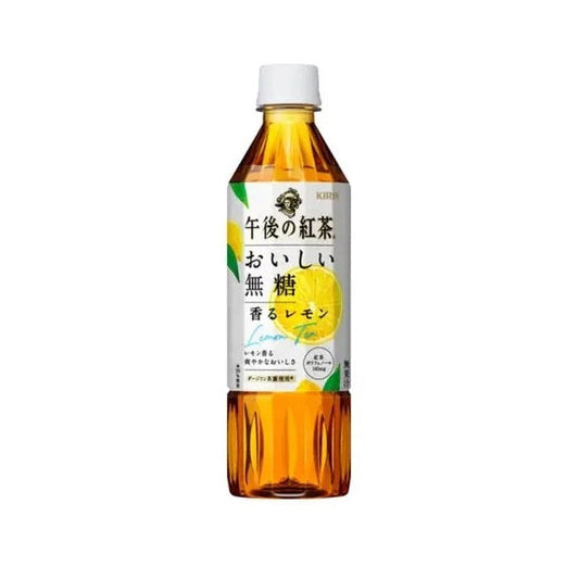 Kirin afternoon tea Sugar-free lemon 500ml / sokeriton sitruuna musta tee