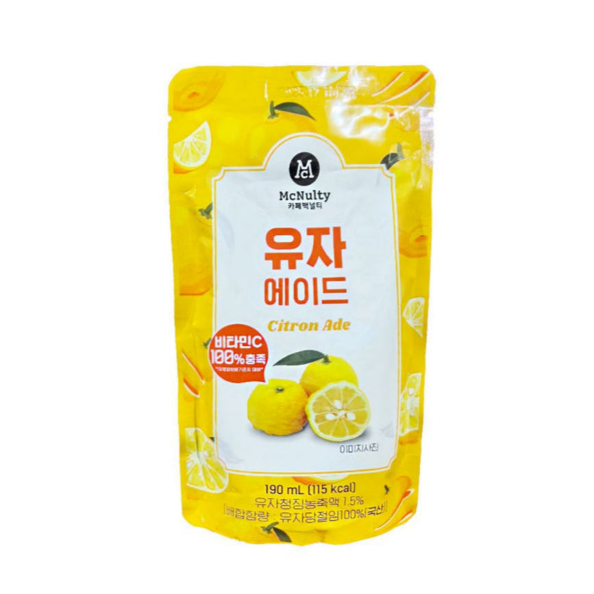 Mcnulty Korean citron ade 190ml / sitruunaade
