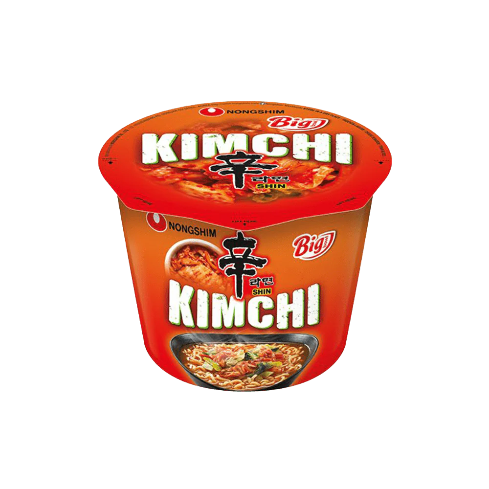 Nongshim Shin Kimchi Big Bowl ramyun pikanuudelikeitto 112g