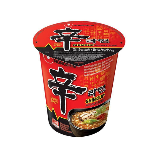 Nongshim Shin Cup ramyun pikanuudelikeitto 68g