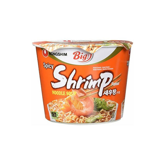 Nongshim Spicy Shrimp Big Bowl pikanuudelikeitto 115g