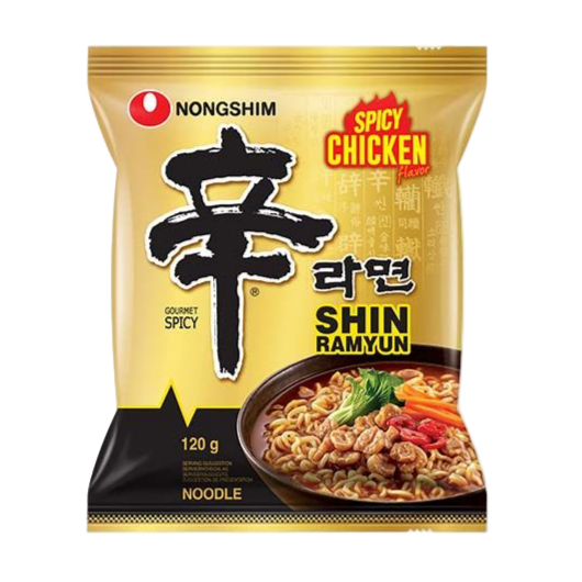 Nongshim Shin ramyun pikanuudelikeitto mausteinen kana 120g