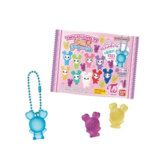 Bandai Twice Lovelys gummy & charm 27g / Karkki ja riipus
