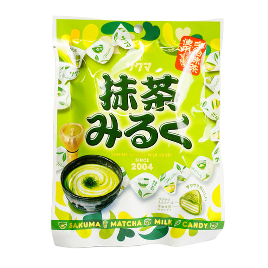 Sakuma matcha milk candy 58g / matcha maitokarkkia