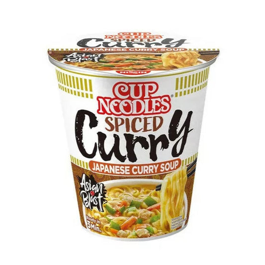 Nissin cup noodles spiced curry 67g
